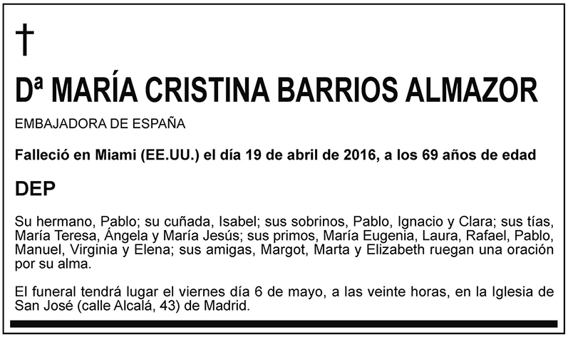 María Cristina Barrios Almazor