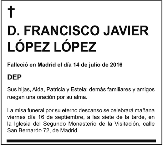Francisco Javier López López