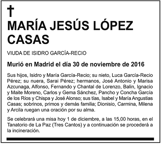María Jesús López Casas