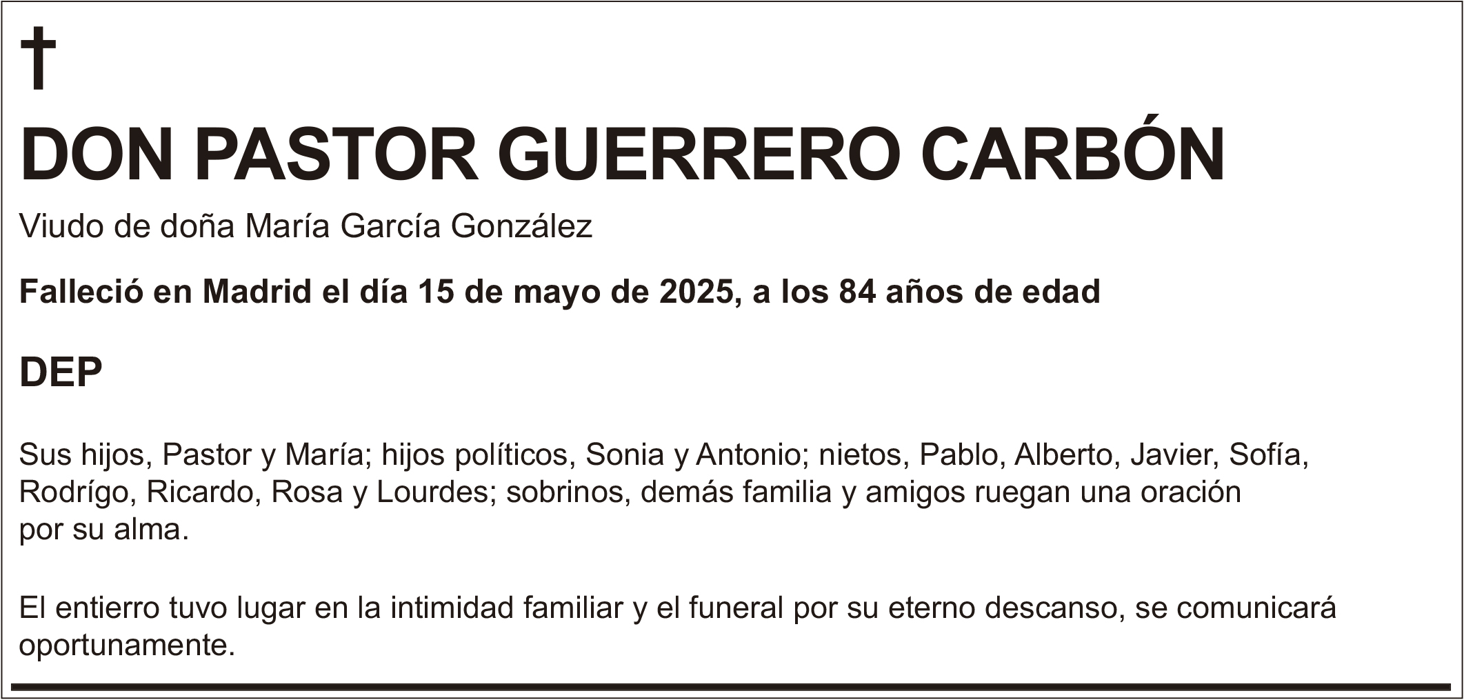 EL PAIS 3x4 Esquelas 1